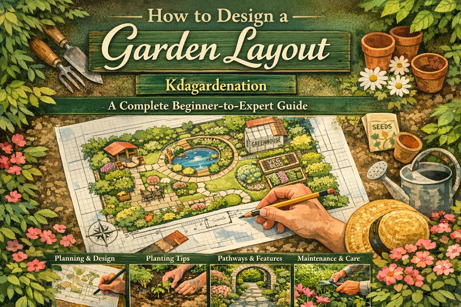How to Design a Garden Layout Kdagardenation