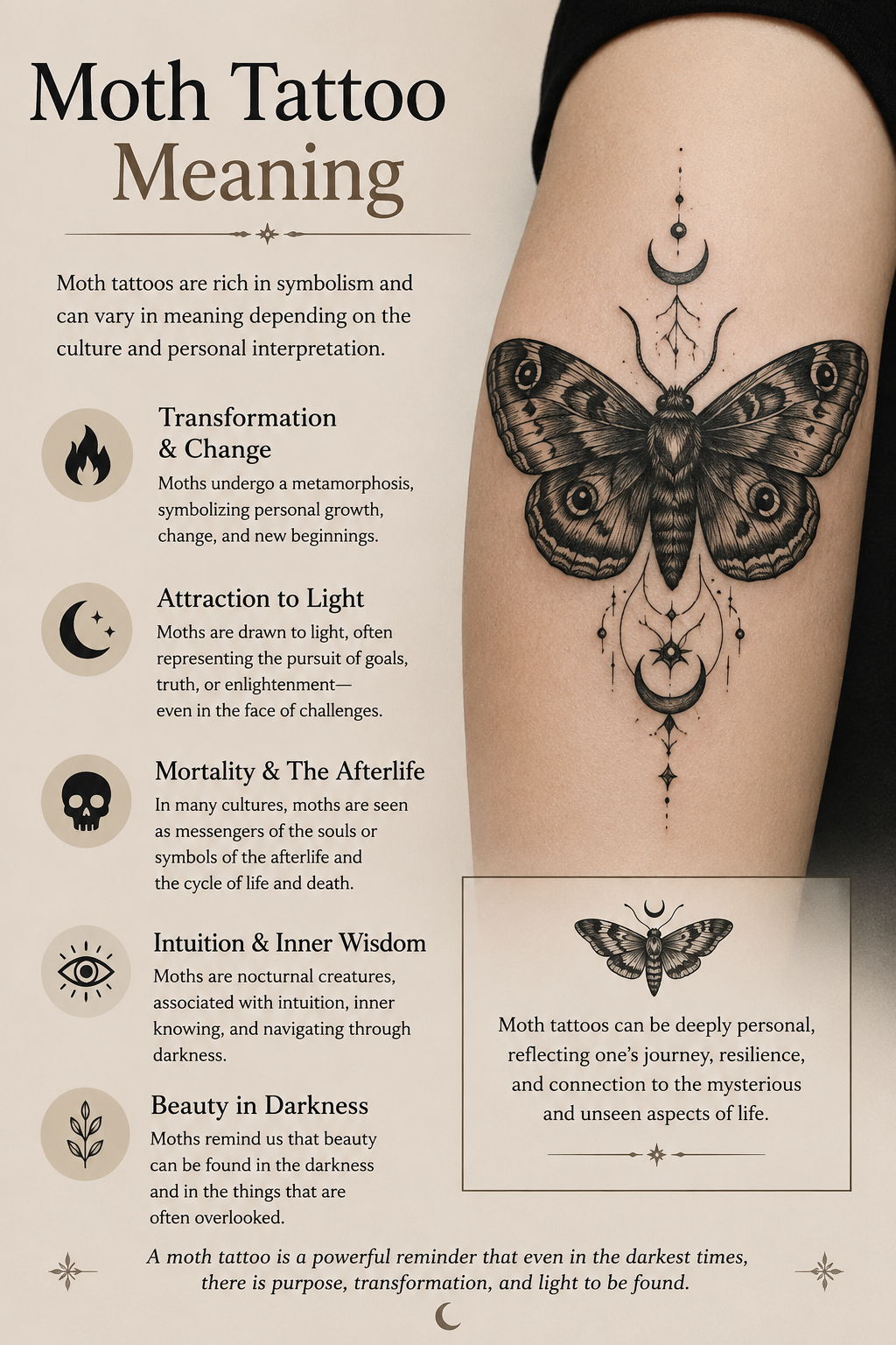 Moth Tattoo Meaning