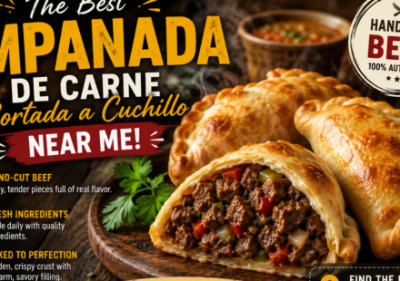 Best Empanada de Carne Cortada a Cuchillo Near Me