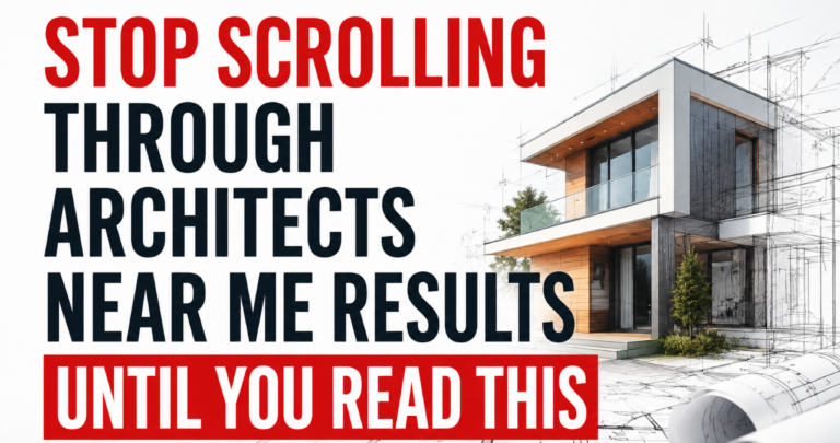 Stop Scrolling Through Architects Near Me Results Until You Read This